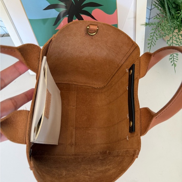 Clare V Tan Leather Tote - Picture 5 of 7